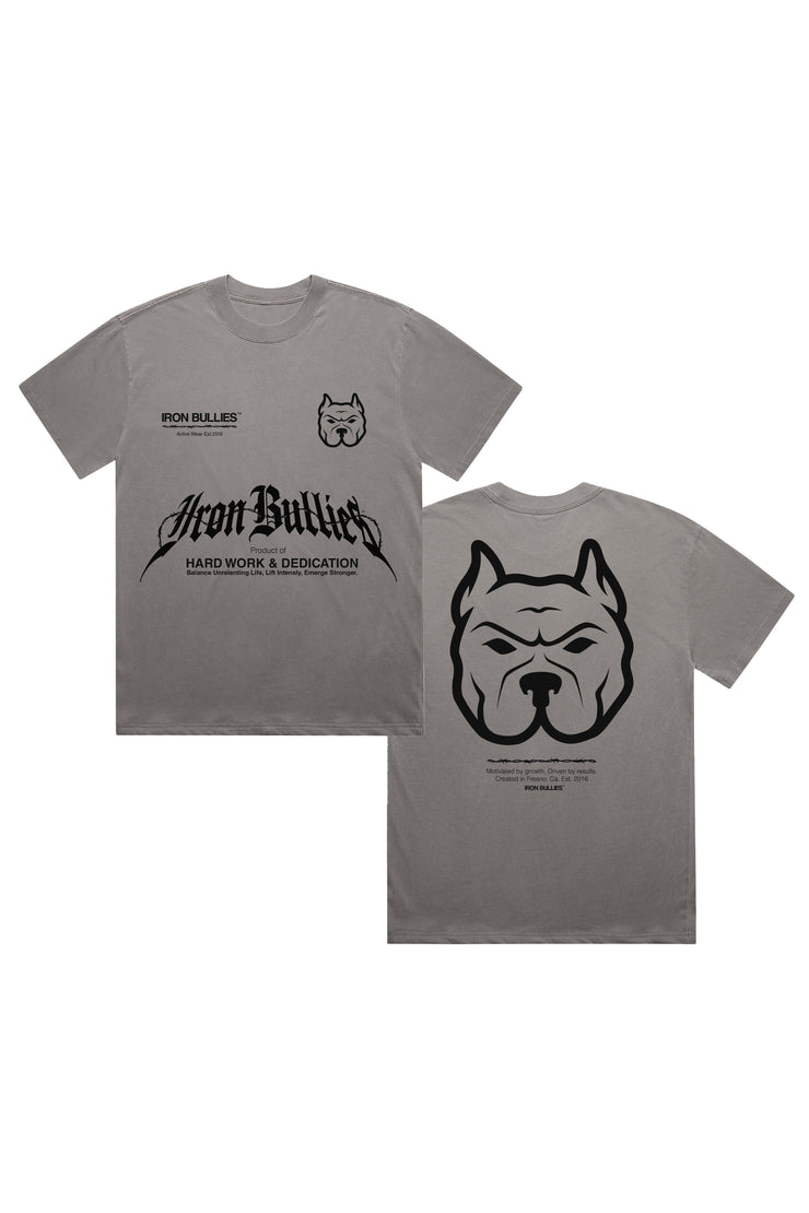 Hard Work (Faded Grey) Pump Cover