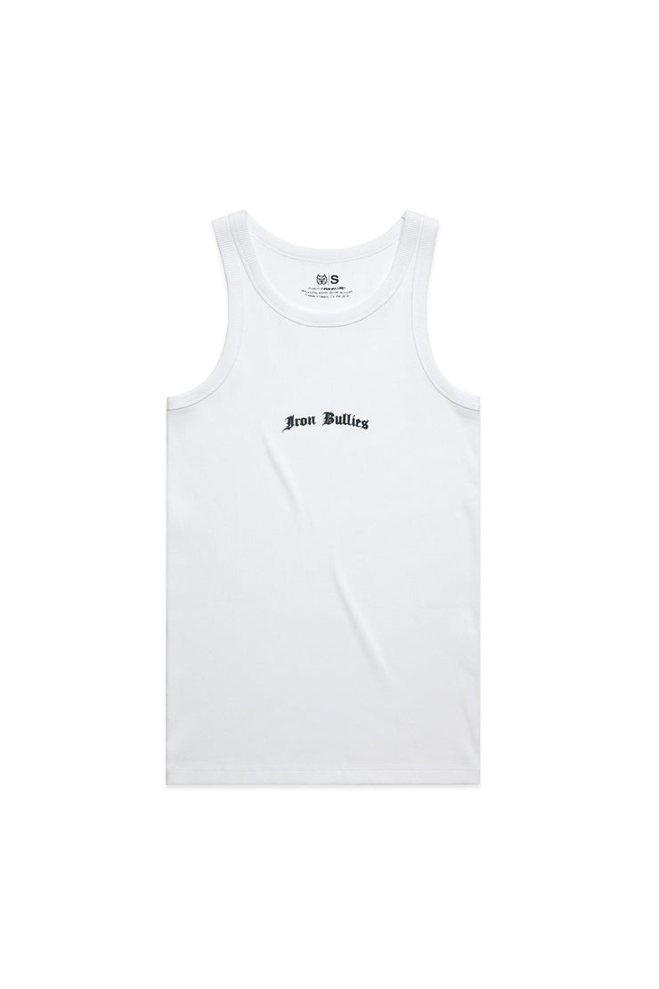 IB Ribbed Tank (White)