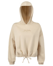 Signature 24' Crop Hoodie (Nude)